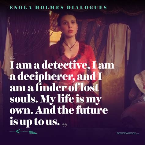 24 Dialogues From 'Enola Holmes' That Will Stay With You Long After The