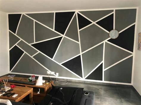 Geometric Wall Art Painting Designs And Ideasattractive Shades