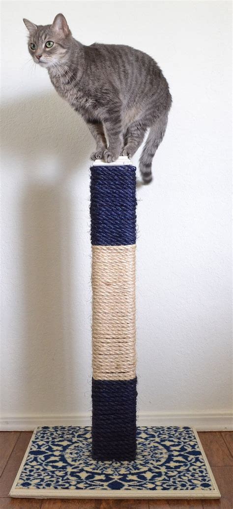 How To Make A Homemade Cat Scratcher Homemade Cat Scratching Post