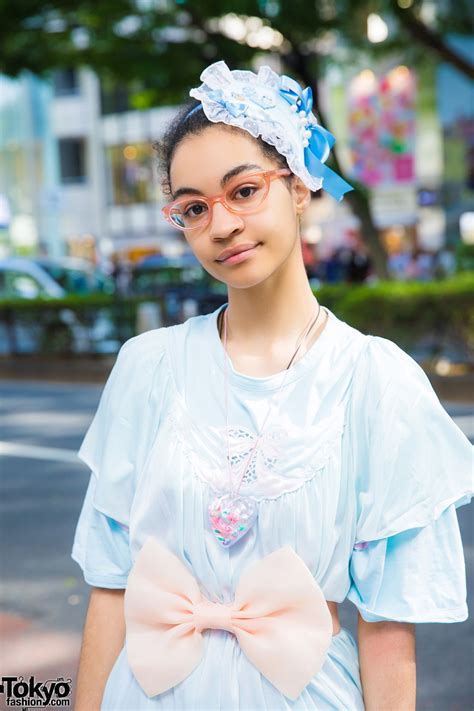 Ribbons And Color Coordinated Street Style W The Virgin Mary Spinns Tokyo Bopper And Listen