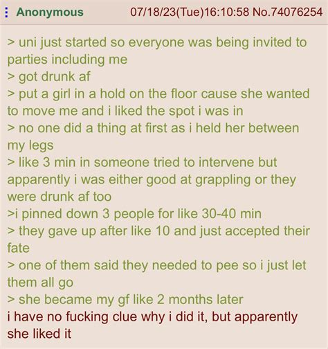 Anon Gets A Gf Rgreentext Greentext Stories Know Your Meme