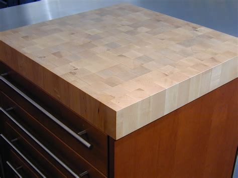 Maple End Grain Butcher Block Wood Countertop