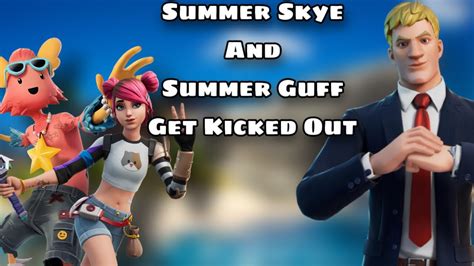 Summer Skye And Summer Guff Get Kicked Out Fortnite Short Story Youtube