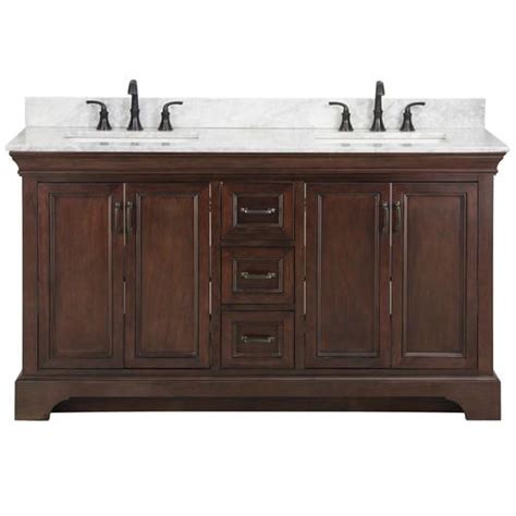 The bathroom vanity tops are also named as the bathroom vanity best sinks. 60 Inch Bathroom Vanity Single Sink Menards - Artcomcrea