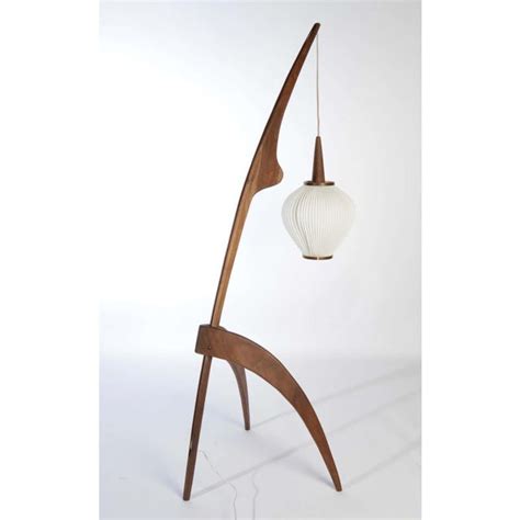 This is a very nice black stained example of the mantis floor lamp and it still has its original shade where 90% of. Jean Rispal "Praying Mantis" Floor Lamp in Walnut | Chairish
