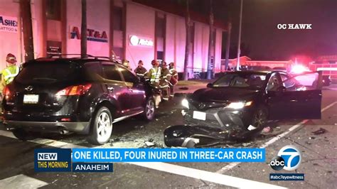 1 Killed In Anaheim Crash Caused By Alleged Dui Driver Police Say Abc7 Los Angeles