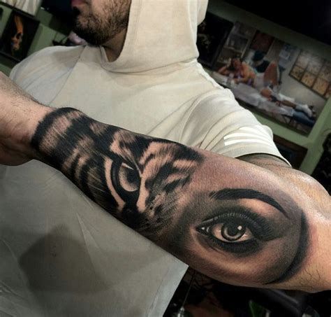 Awesome Tiger Tattoo Tiger Eyes Tattoo Mens Tiger Tattoo