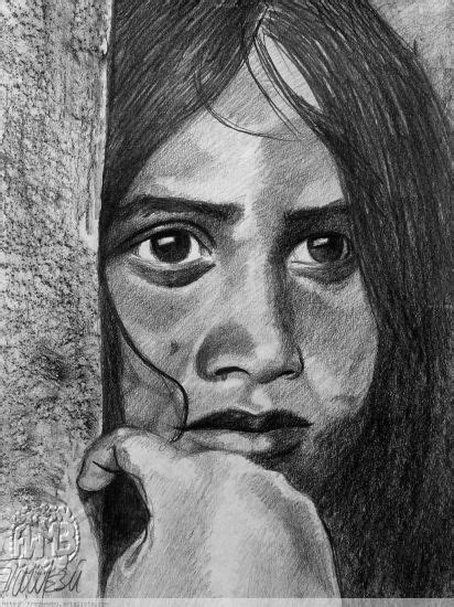 Dibujos De Rostros De Mujeres Tristes A Lapiz Imagui