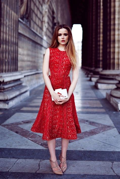 Rotes Kleid Welche Schuhe Valentino Schuhe In Beige Kleid Unter Den