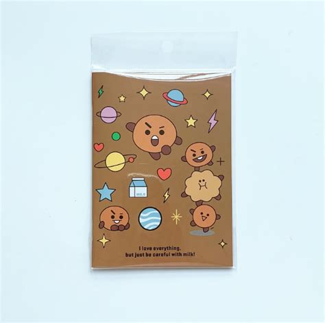 Bt21 Cute Note Book 20 Pages