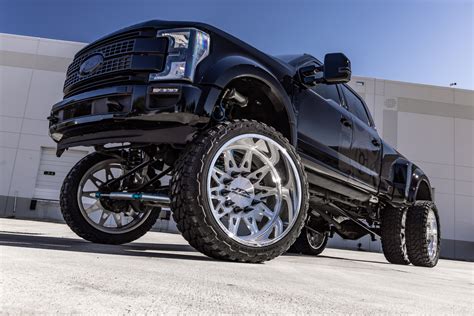 Ford F350 Superduty On 30x16 Inch Jtx Forged Wheels Jtx Forged