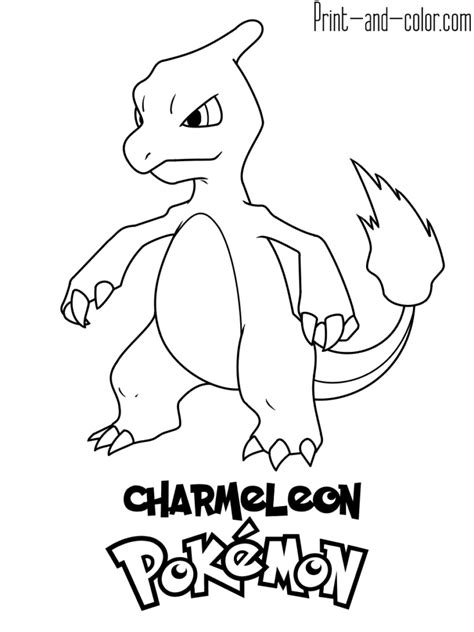 Pokemon Coloring Pages Print And Pokemon Coloring Pages