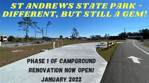 St Andrews State Park Campground Unveils Renovated Sites Youtube