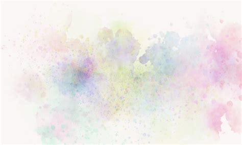 Abstract Digital Watercolor Painting Graphic Design Background Stock