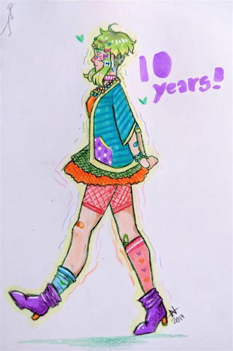 Happy 10th Anniversary Gumi By Patchedup Artist On Deviantart