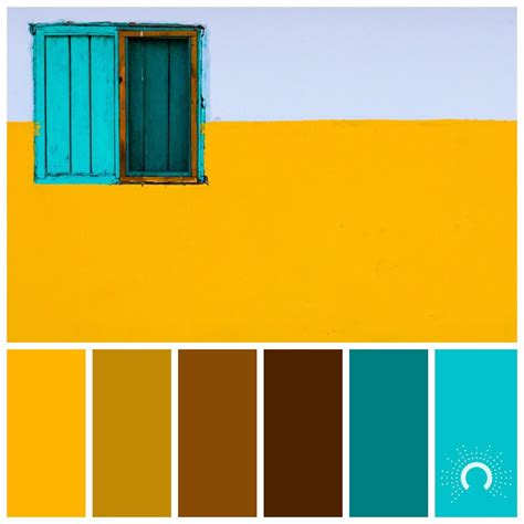 Color Palette Color Combination Farbpalette Hue Yellow Gelb
