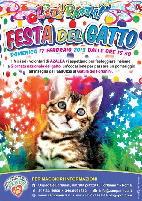 In italia è la festa del gatto. 17 febbraio: festa del gatto | OKANiMALi