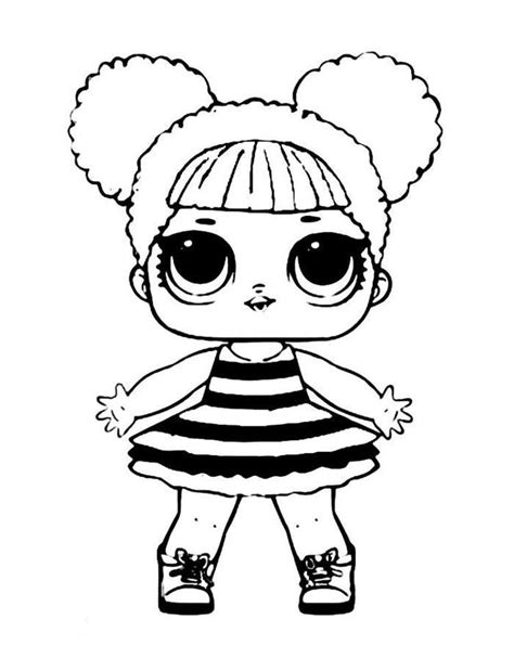 Free Printable Coloring Pages Lol Dolls Queen Bee