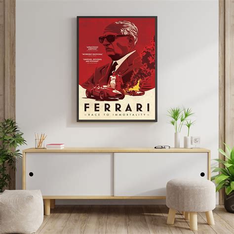 Ferrari Poster Ferrari Home Decor Instant Download Enzo Ferrari