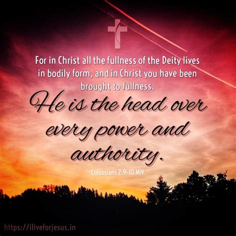 Power And Authority I Live For Jesus