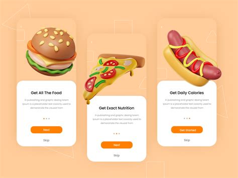 Food App Onboarding By The D Squad On Dribbble