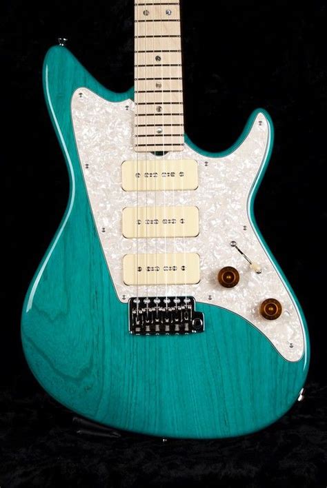 Electrajet 3589 Trans Aqua Blue Finish Grosh G 90 Pickups