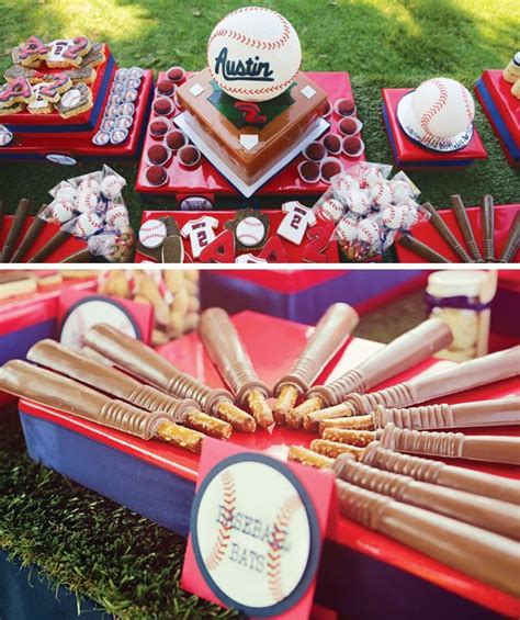 I used pennant, baseball and baseball bats shapes from their online store. 17 Best images about Baseball Party Theme on Pinterest ...