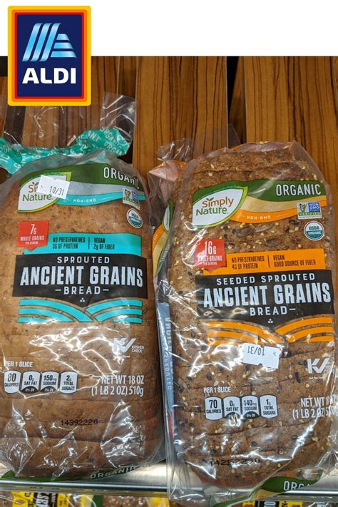 Aldi Simply Nature Sprouted Ancient Grain Bread Ancient Grains Bread