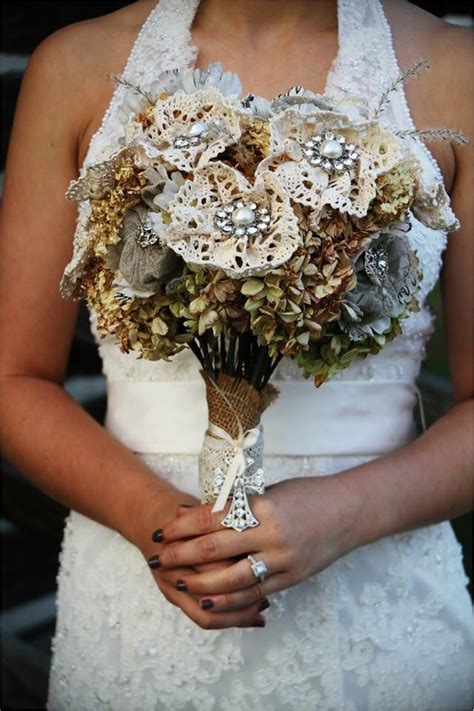 My Bouquet Of Dried Hydrangeas Wedding Dresses Lace Lace Weddings