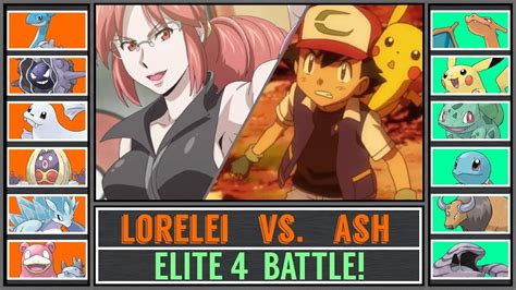 The elite four returns in pokemon gold and silver with an updated roster. Ash vs. Lorelei (Pokémon Sun/Moon) - Kanto Elite 4 Battle ...