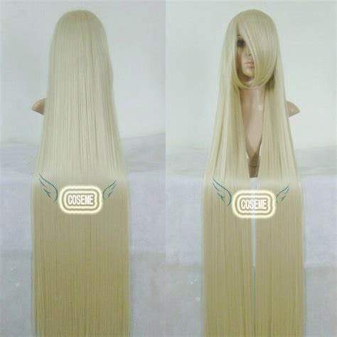 High Quality Womens Blonde Wig Long Straight Synthetic Cosplay Party