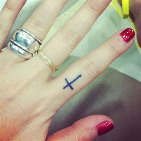 Cross Tattoo On Finger Designs Ideas And Meaning Tattoos For You