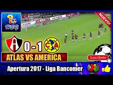 H2h stats, prediction, live score, live odds & result in one place. Atlas vs América 0-1 2017 El GOL Jornada 4 Apertura 2017 ...
