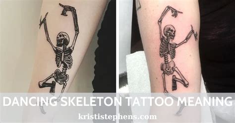 10 Discover The Powerful Of Dancing Skeleton Tattoo Meaning