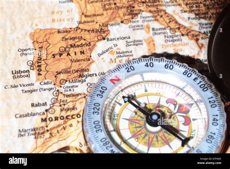 Old Map Europe Compass Hi Res Stock Photography And Images Alamy