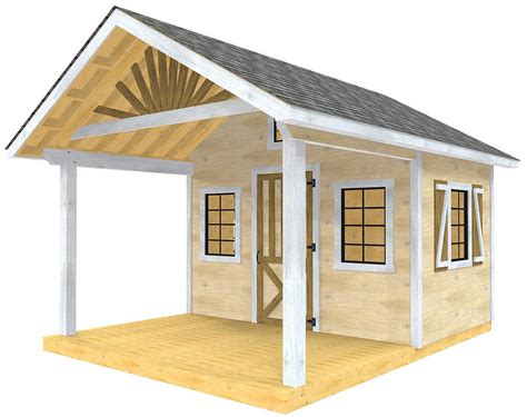 12x16 Shed With Porch ~ Shed Kit Plans