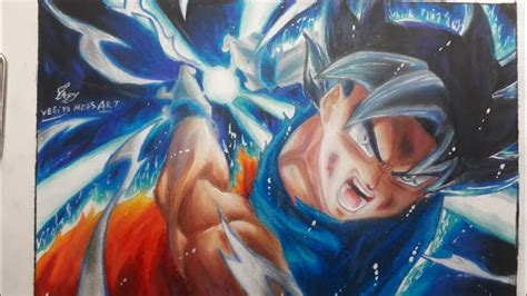 Drawing Goku Ultra Instinct Kamehameha Youtube