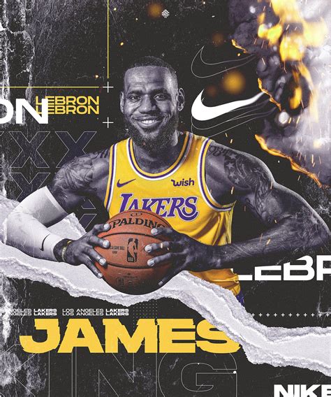 Lakers Lebron James Nike Personal Project On Behance Sports
