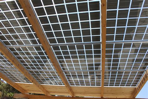 Double Glass Semitransaparent Photovoltaic Panels 2es 2es