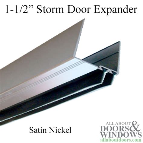 1 12 Inch Storm Door Expander W 2 Sweeps 35 116 Inch Length