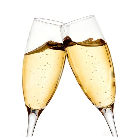 Deux Verres De Champagne Photo Premium