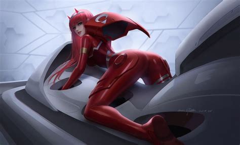 Upscaled to 1080p using waifu2x: Zero Two Wallpaper 1920X1080 4K - Wallpaper Zero Two Anime ...