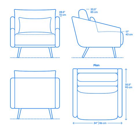 Armchairs Dimensions And Drawings Dimensionsguide