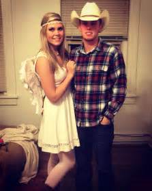 Cowboys And Angels Halloween Cute Country Couple Costume For Adults