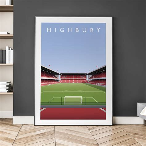 Arsenal Fc Highbury North Bank Stand Poster By Matthew J I Wood Design