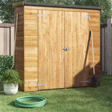 Wfx Utility 6 Ft W X 3 Ft D Solid Wood Garden Shed And Reviews