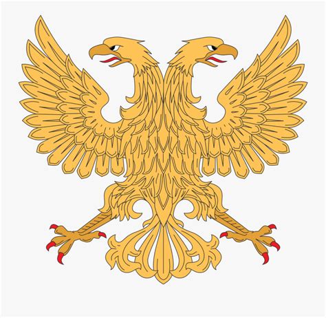 Golden Double Headed Eagle Free Transparent Clipart Clipartkey