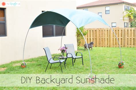Diy Pvc Canopy For Backyard Shade The Kreative Life