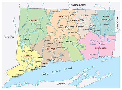 Mapas De Connecticut Atlas Del Mundo
