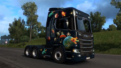For appearance, you could change the colors and wheels. Euro Truck Simulator 2 - Space Paint Jobs Pack - DPSimulation